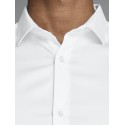 JACK & JONES Langærmet Stretch Skjorte Super Slim - Hvid