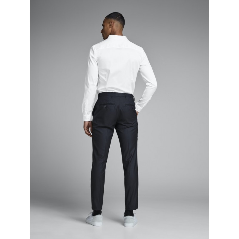 JACK & JONES Langærmet Stretch Skjorte Super Slim - Hvid