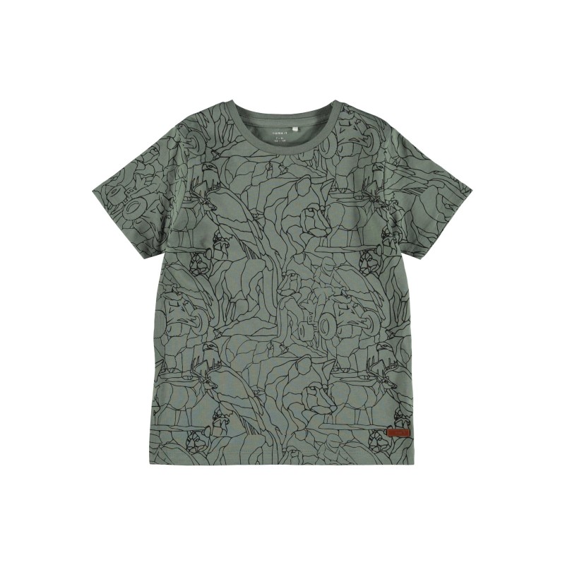 NAME IT Kids Somon Kortærmet T-shirt - Agave Green