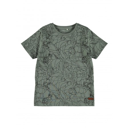 NAME IT Kids Somon Kortærmet T-shirt - Agave Green