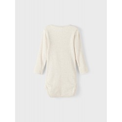 NAME IT Baby Kab L/S Bodystocking  - Peyote melange