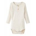 NAME IT Baby Kab L/S Bodystocking  - Peyote melange