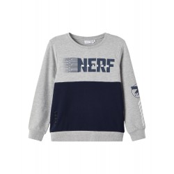 Name it Kids Nerf gun sweatshirt - Grey melange