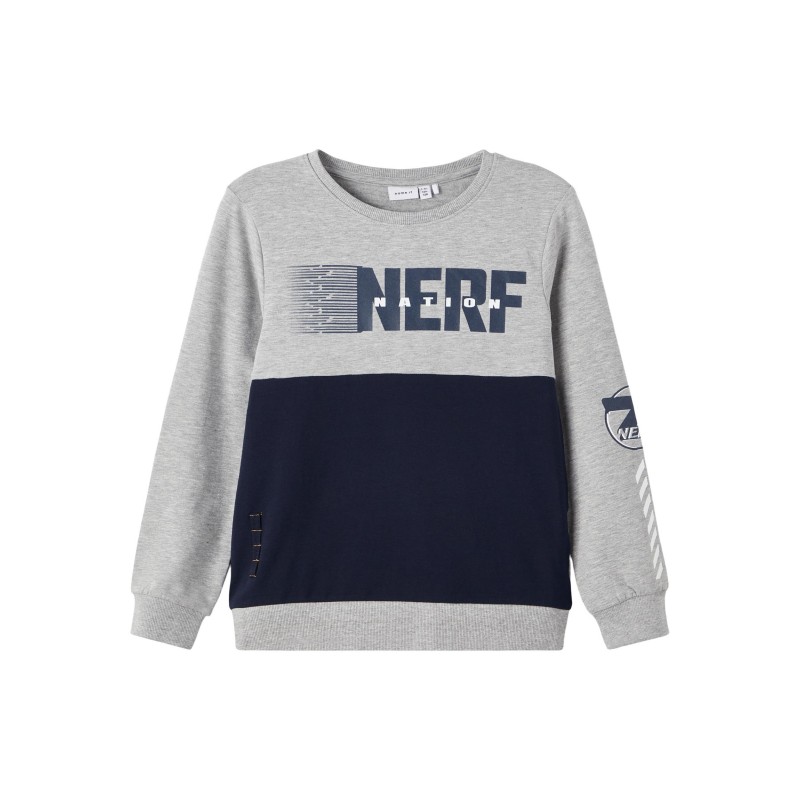 Name it Kids Nerf gun sweatshirt - Grey melange