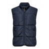 ONLY & SONS JEREMY QUILTED VEST - DARK NAVY