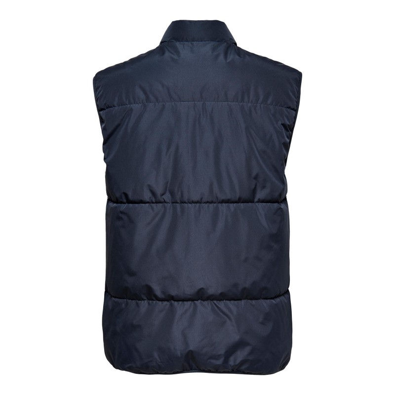 ONLY & SONS JEREMY QUILTED VEST - DARK NAVY