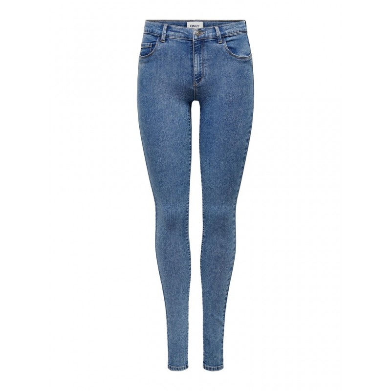 ONLY RAIN LIFE SKINNY JEANS - MEDIUM BLUE DENIM
