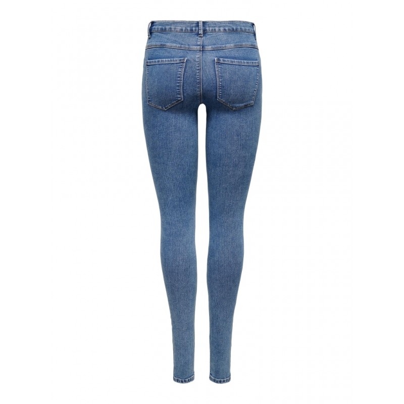 ONLY RAIN LIFE SKINNY JEANS - MEDIUM BLUE DENIM
