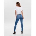 ONLY RAIN LIFE SKINNY JEANS - MEDIUM BLUE DENIM