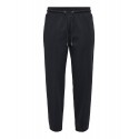 ONLY & SONS OXLEY TAPE PINTUCK SWEATPANTS - DARK NAVY