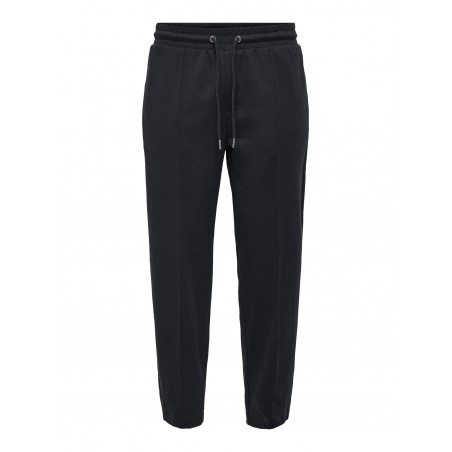 ONLY & SONS OXLEY TAPE PINTUCK SWEATPANTS - DARK NAVY