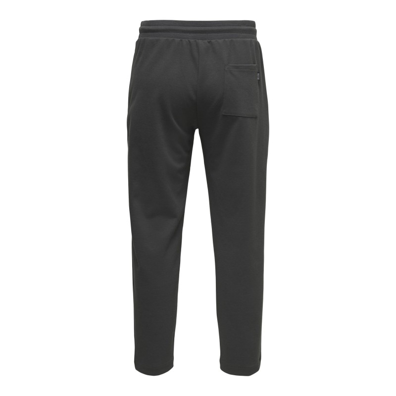 ONLY & SONS Oxley Tape Pintuck Sweatpants - Grey Pinstripe