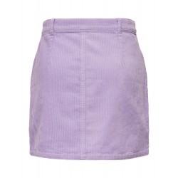 JDY Shiraz fløjl nederdel - Lavender