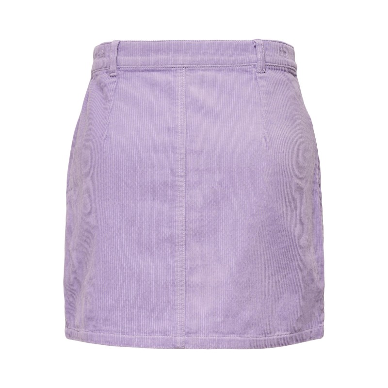 JDY Shiraz fløjl nederdel - Lavender