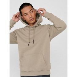 ONLY & SONS Ceres Sweat Hoodie  - Chinchilla