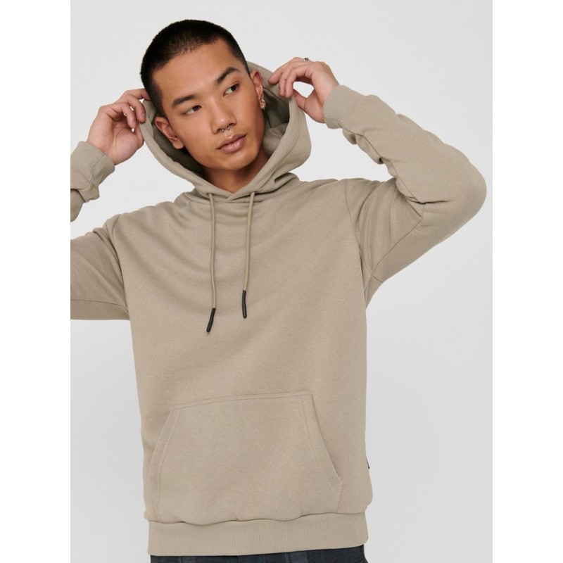 ONLY & SONS Ceres Sweat Hoodie  - Chinchilla