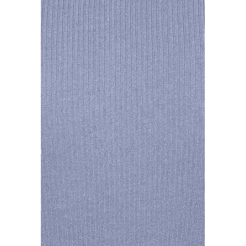 Fransa Zamond langærmet T-shirt med blonde kant - Blue Denim