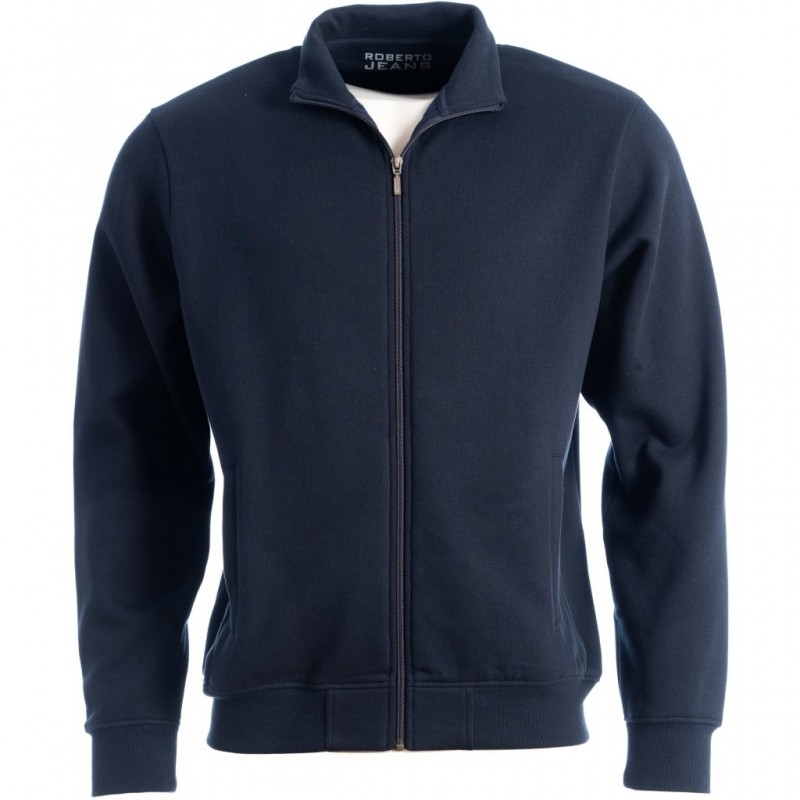 ROBERTO Liko Sweatshirt Med Zip - Navy
