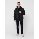 ONLY & SONS PAUL QUILTET HÆTTE JAKKE - SORT