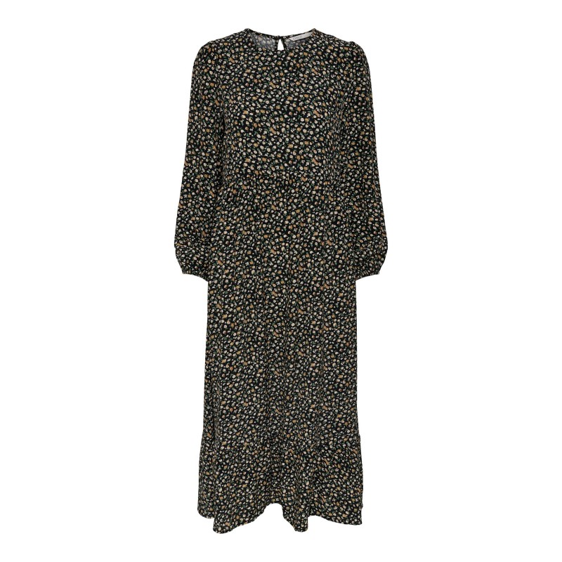 ONLY AMALIE MIDI KJOLE MED BLOMSTERPRINT