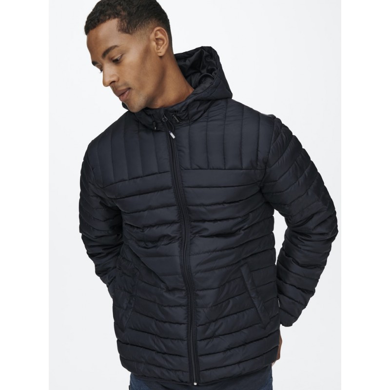 ONLY & SONS Herre Kollektionen | Overgangsjakke Dynejakke Navy