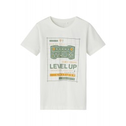 NAME IT KIDS BERTEL  T-SHIRT - JET STREAM