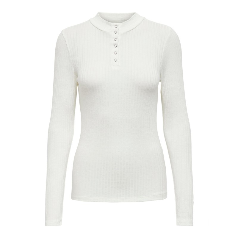 JDY Fransiska højhalset basis bluse - Cloud Danser