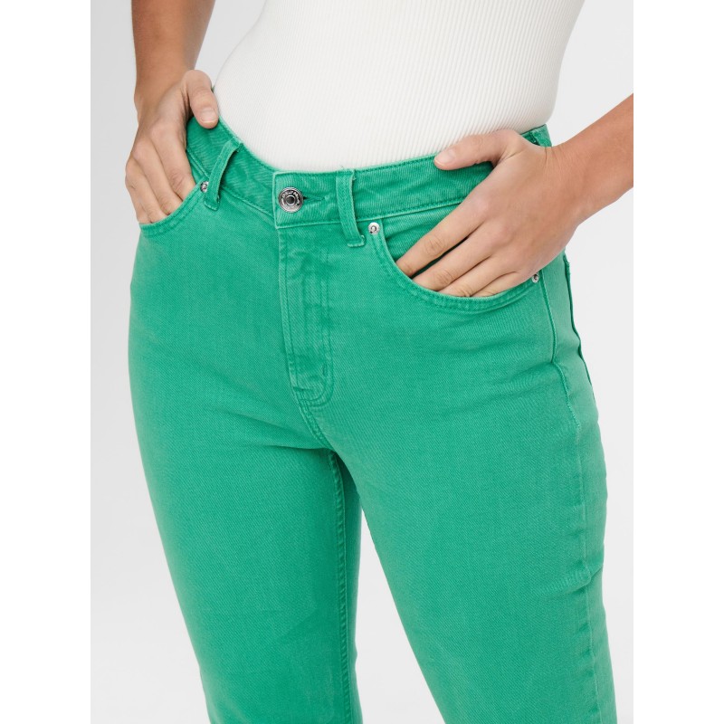 ONLY EMILY HW ANK JEANS - GREEN| DAMETØJ