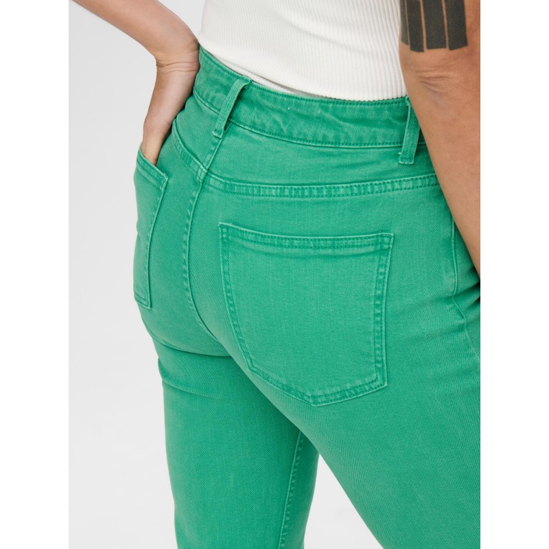 ONLY EMILY HW ANK JEANS - GREEN| DAMETØJ