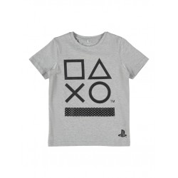 Name it Kids Playstation Oris t-shirt - Grey melange