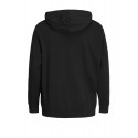 Jack & Jones Plus Holmen zip hoodie - Sort