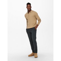 Only & Sons Mark Performance Chino Bukser - Demitasse