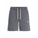 JACK & JONES PLUS Sweat Shorts - Mørkegrå Meleret