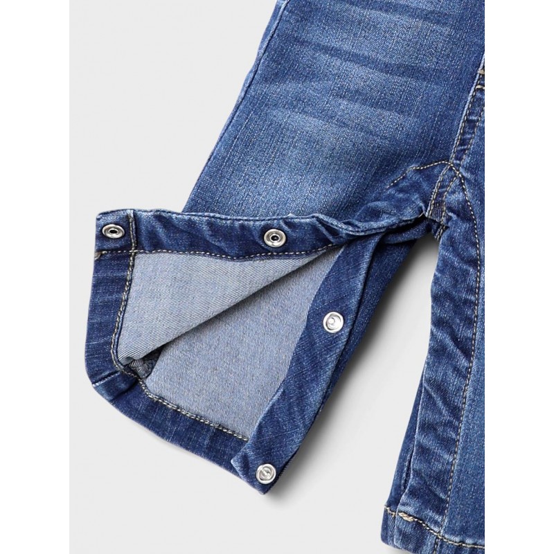 NAME IT BABY ROBIN OVERALLS | Medium Blue Denim | Hurtig Levering