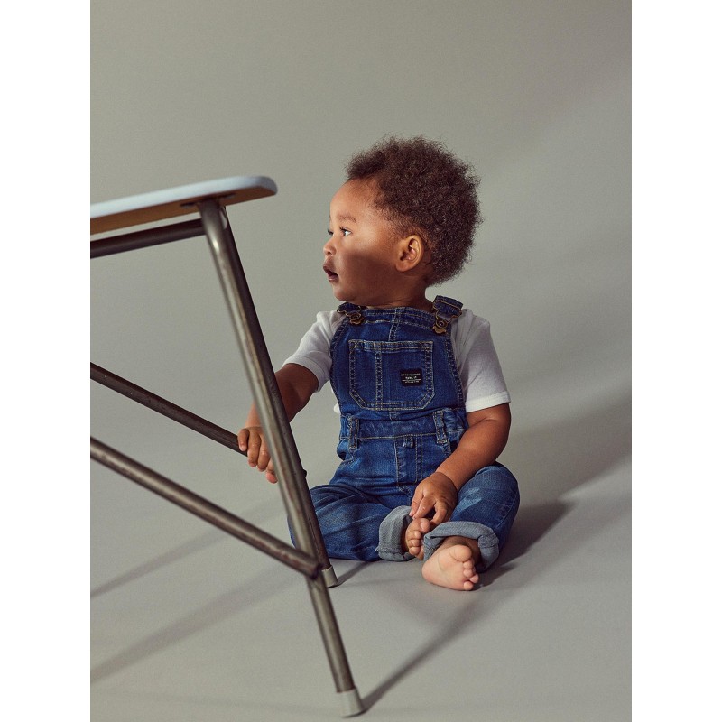 NAME IT BABY ROBIN OVERALLS | Medium Blue Denim | Hurtig Levering