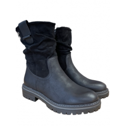 CHUNKY STØVLE MED TEDDYFOR| damesko