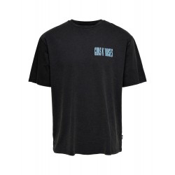 ONLY & SONS Life Gunsn Roses T-shirt - Sort