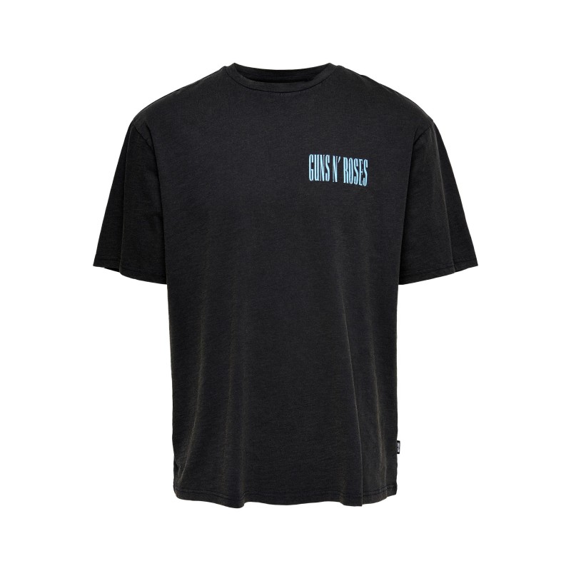 ONLY & SONS Life Gunsn Roses T-shirt - Sort