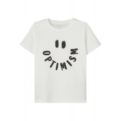 NAME IT optimisme t-shirt | Cool tøj til drenge | Shop online