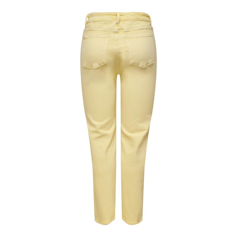 ONLY Emily højtaljet ankel jeans - Lemon Meringue | DAMETØJ