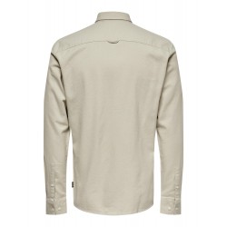 Only & Sons Niko langærmet skjorte - Chinchilla