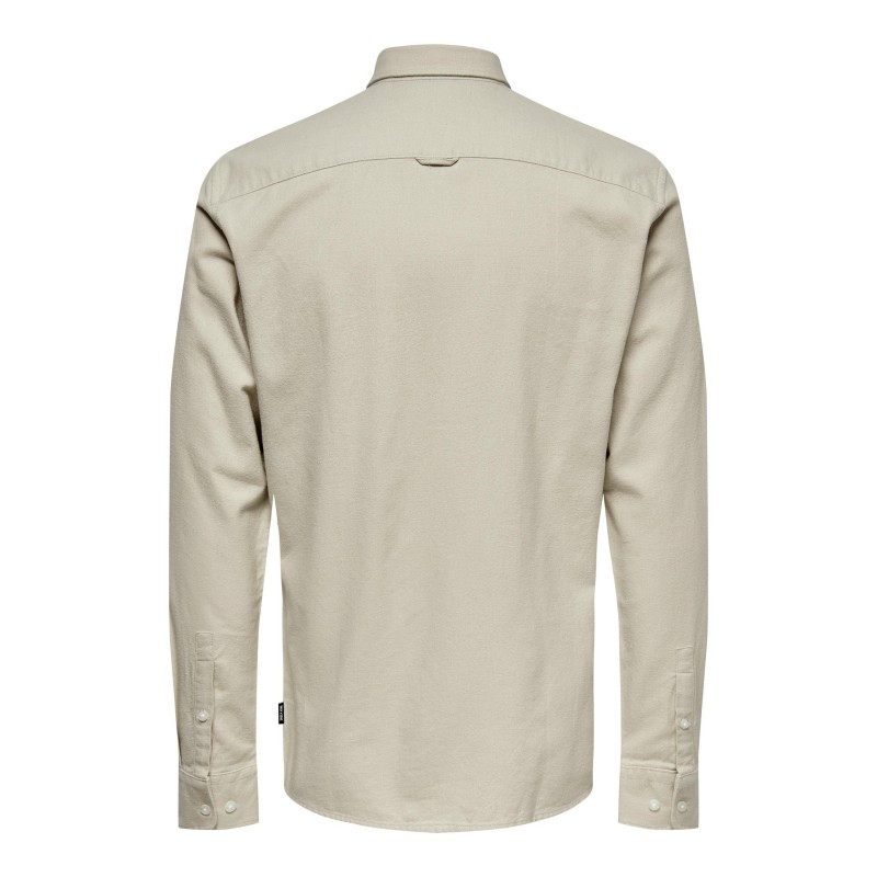 Only & Sons Niko langærmet skjorte - Chinchilla