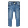 NAME IT Mini Polly slim-fit jeans - Light Blue Denim