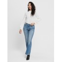 MODE Fra JDY | Flora High Flared Jeans | Online | Medium Blue Denim