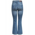 MODE Fra JDY | Flora High Flared Jeans | Online | Medium Blue Denim