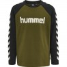 Hummel Boys langærmet T-shirt - Capulet Olive