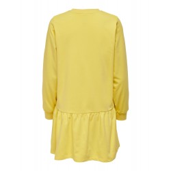 JDY Nashville sweatskjole - Yellow Cream