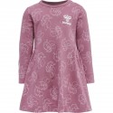 HUMMEL BEATRIX Langærmet Kjole | Fra Str. 62 - 86 | Rosa med Logo