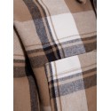 Tøj Til Store Mænd | JACK & JONES PLUS Flannel Overshirt | Stor Udvalg