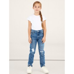 KØB NAME IT KIDS Rose mom jeans | Mode rigtige jeans | Shop online